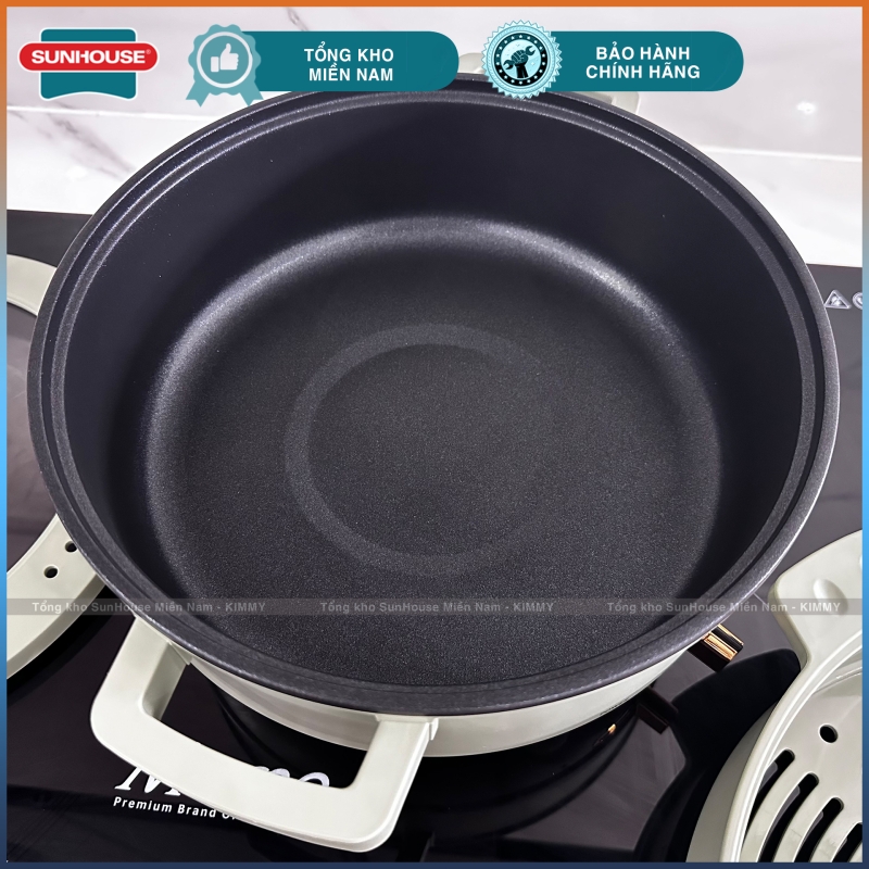 Nồi lẩu điện 4L đa năng có xửng Sunhouse SHD4540